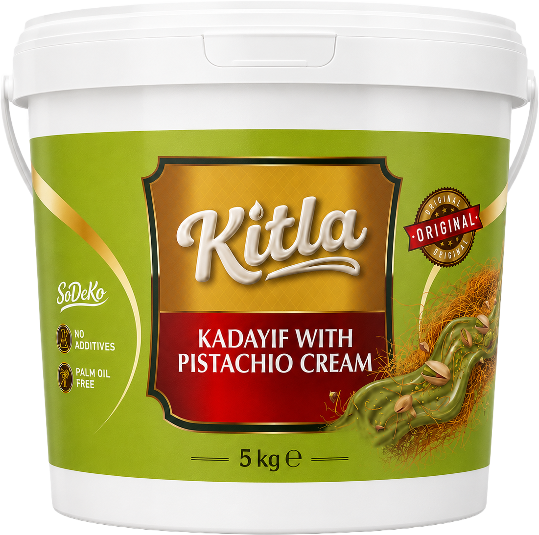 Kitla | Kadayıflı Antep Fıstığı Kreması - 5 kg